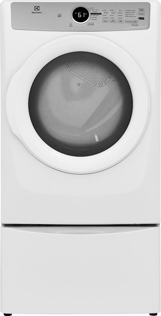 Electrolux ELFG7337AW Front Load Gas Dryer - 8.0 Cu. Ft.