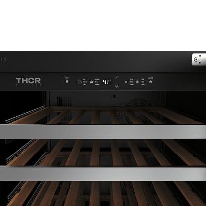 TWC24US Thor Kitchen 24-inch Single Zone Wine Cooler, 46 Wine Bottle Capacity - Model Twc24us