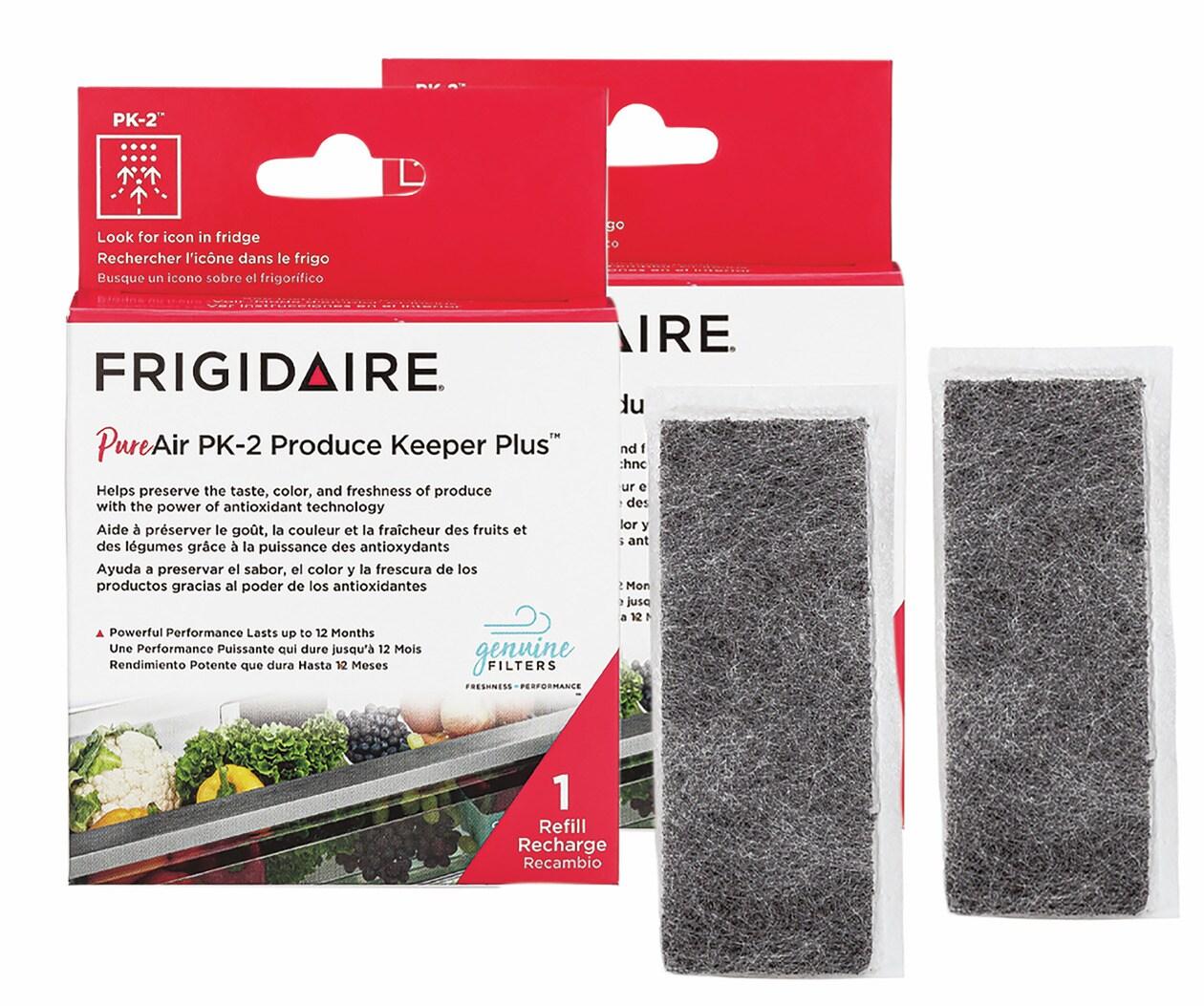 Frigidaire FRIGCOMBO8 FPPWFU02, FRGPAAF2, and (2) FRPAPK2RF Water and Air Filter Combo Kit with Produce Keeper Plus