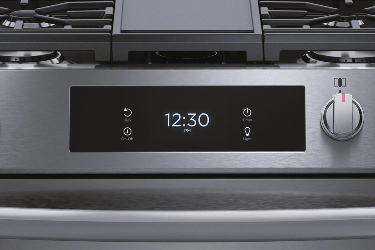 Frigidaire GCFG3060BD 30" Front Control Gas Range with Total Convection