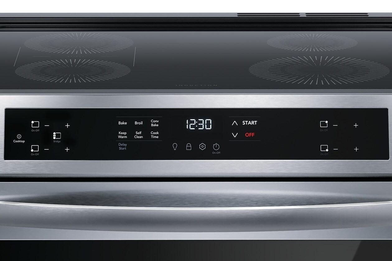 FCFI3083AS Frigidaire 30" Front Control Induction Range with Convection Bake