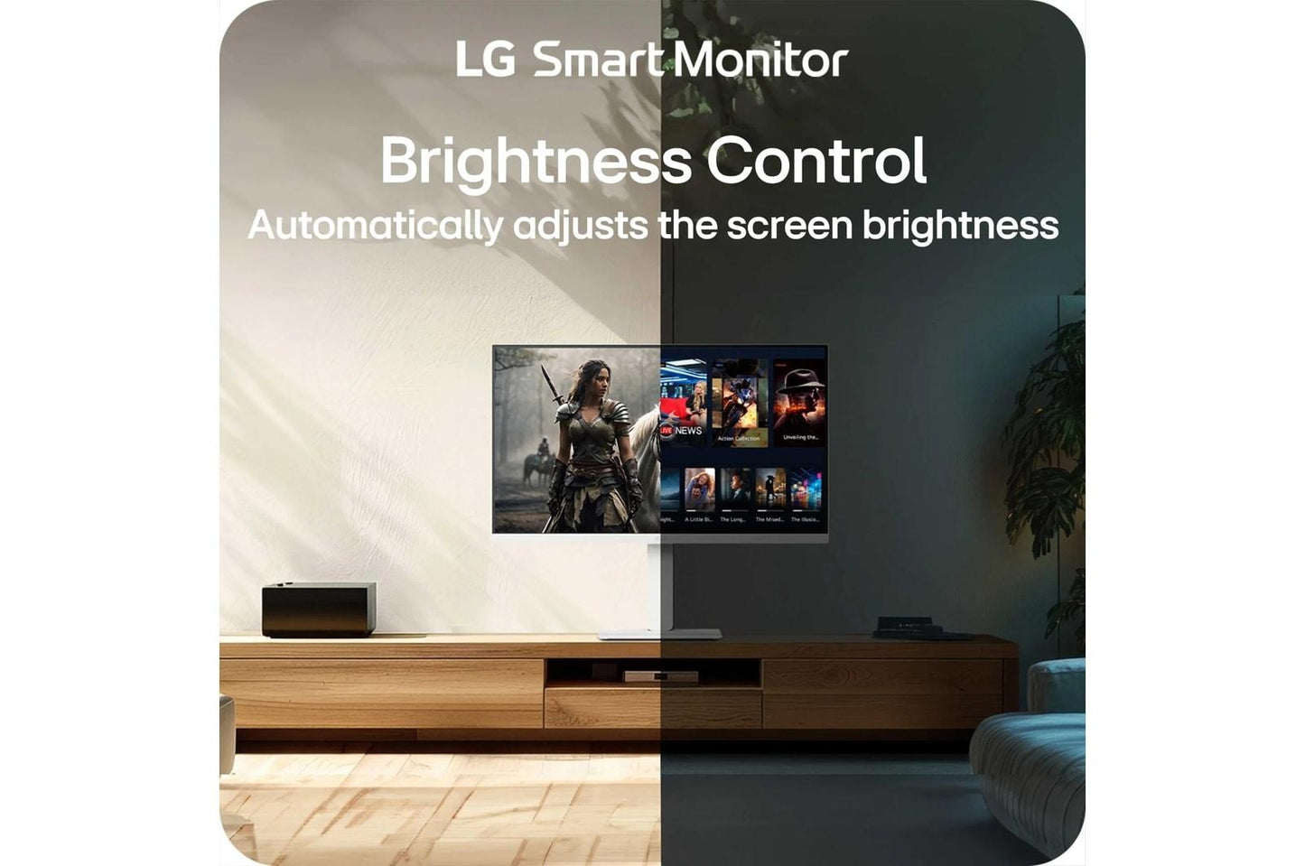 Lg 27U730SAW 27 Inch 4K UHD webOS Smart Monitor with USB Type-C PD 65W