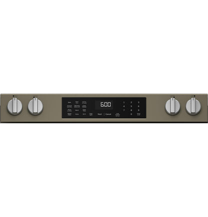 GRS600AVES GE® ENERGY STAR® 30" Slide-In Electric Convection Range with No Preheat Air Fry and EasyWash™ Oven Tray