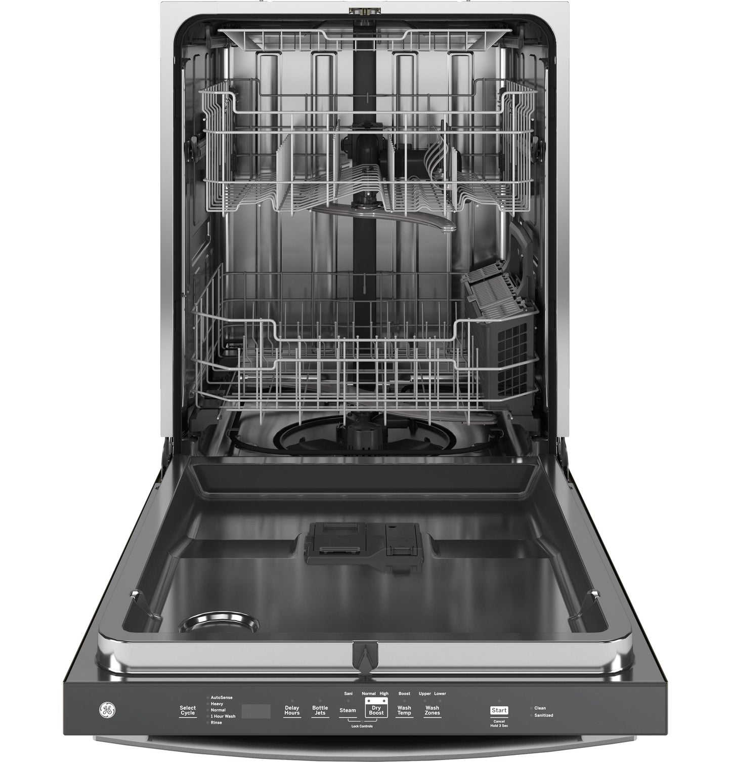 GDT650SYVFS GE® ENERGY STAR® Fingerprint Resistant Top Control with Stainless Steel Interior Dishwasher with Sanitize Cycle