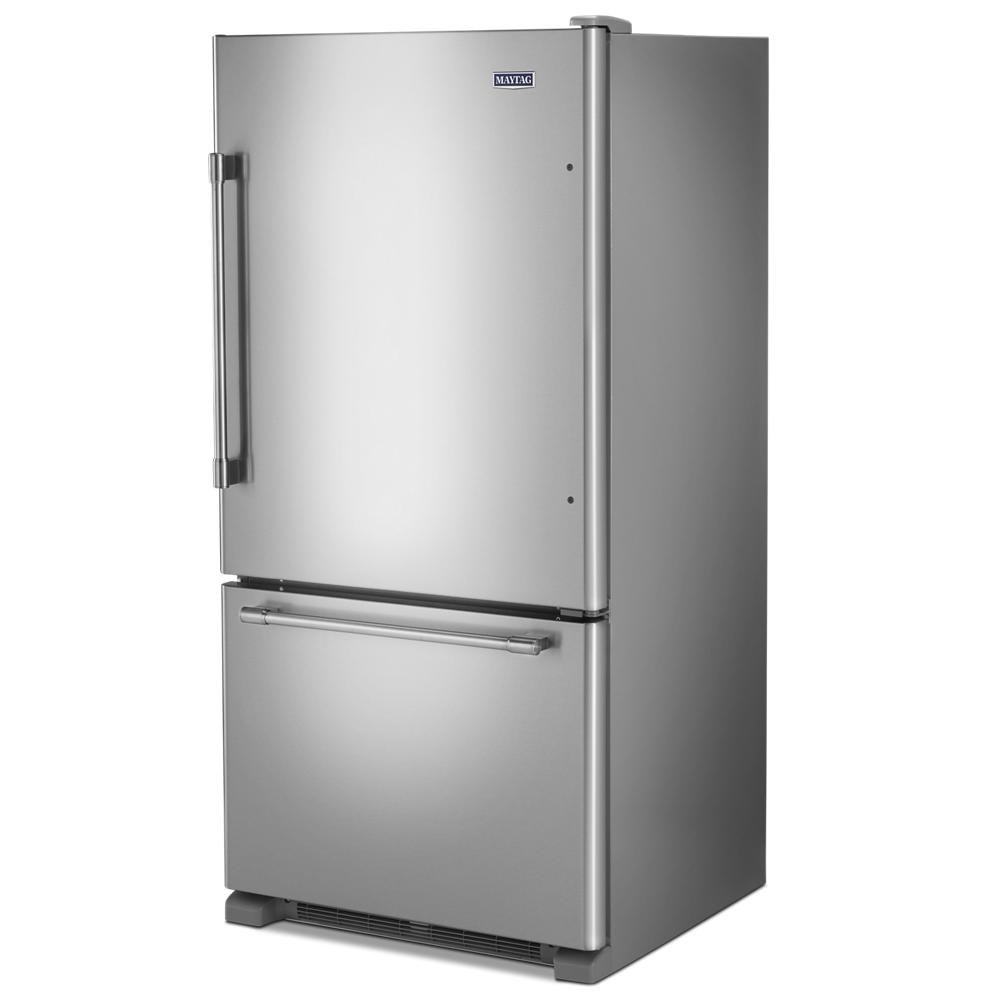 Maytag MBF2258FEZ 33-Inch Wide Bottom Mount Refrigerator - 22 Cu. Ft.