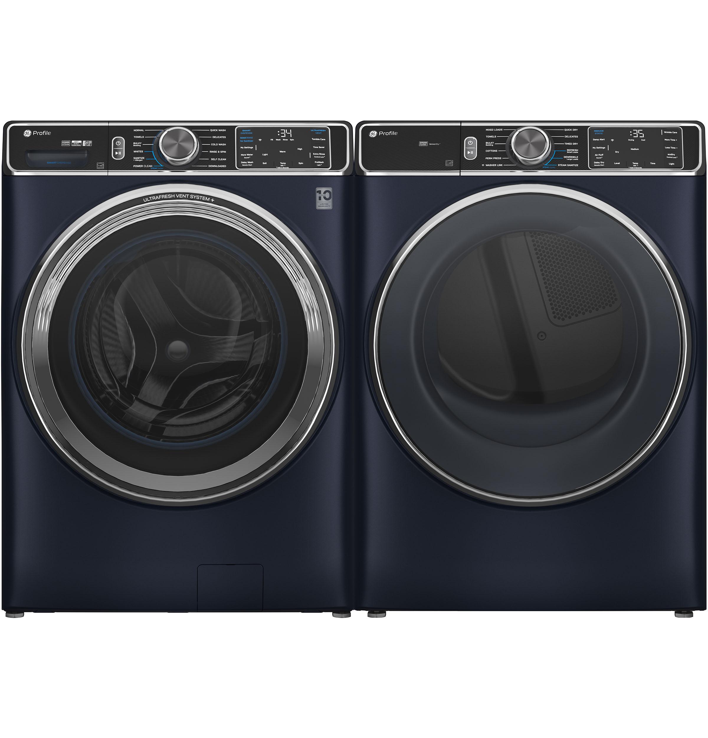 PFD87ESPVRS GE Profile™ 7.8 cu. ft. Capacity Smart Front Load Electric Dryer with Steam and Sanitize Cycle