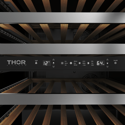 TWC24UD Thor Kitchen 24-inch Undercounter Dual Zone Wine Cooler - Model Twc24ud