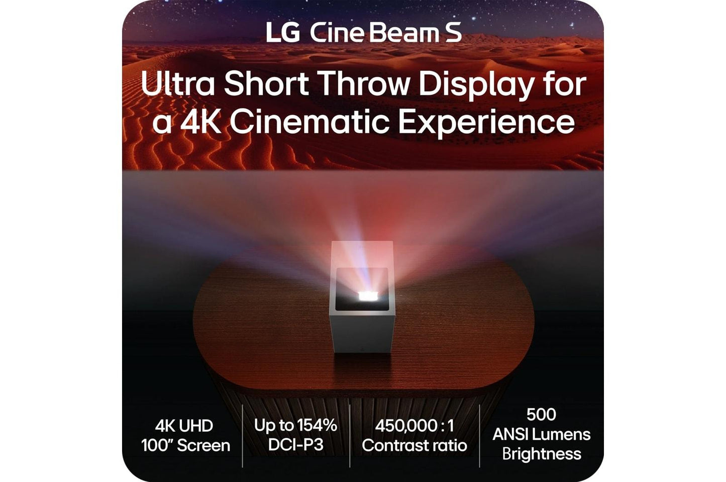 PU615U LG CineBeam S 4K UHD Smart Triple Laser UST Projector PU615U