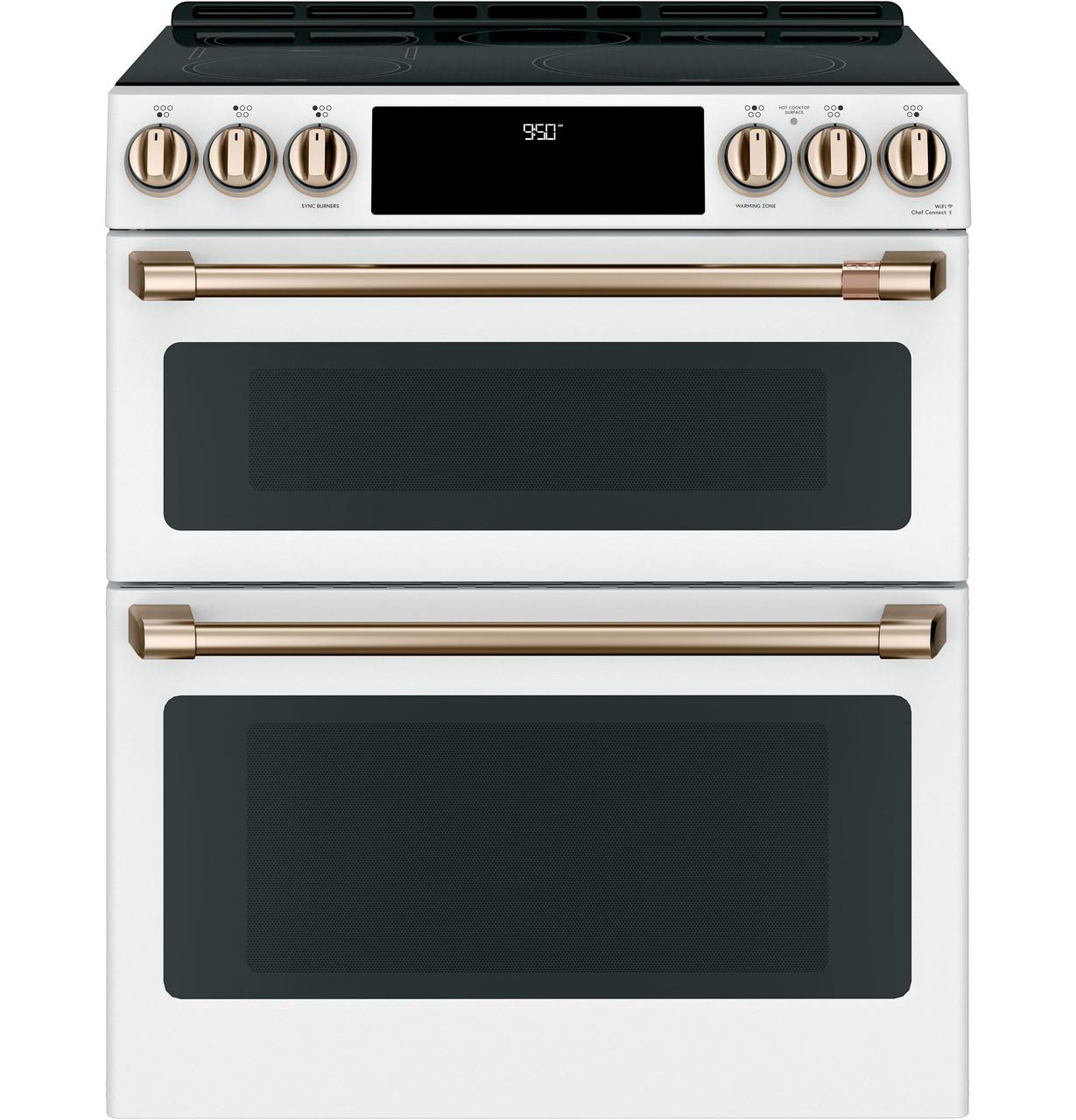 Cafe CXFCHHKPMBZ CAF(EBACK)™ Front Control Induction Knobs and Handles - Brushed Bronze