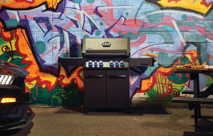 Napoleon Bbq P500RSIBPK3PHM Legacy Phantom Prestige 500 RSIB with Infrared Side and Rear Burner , Propane, Satin Black