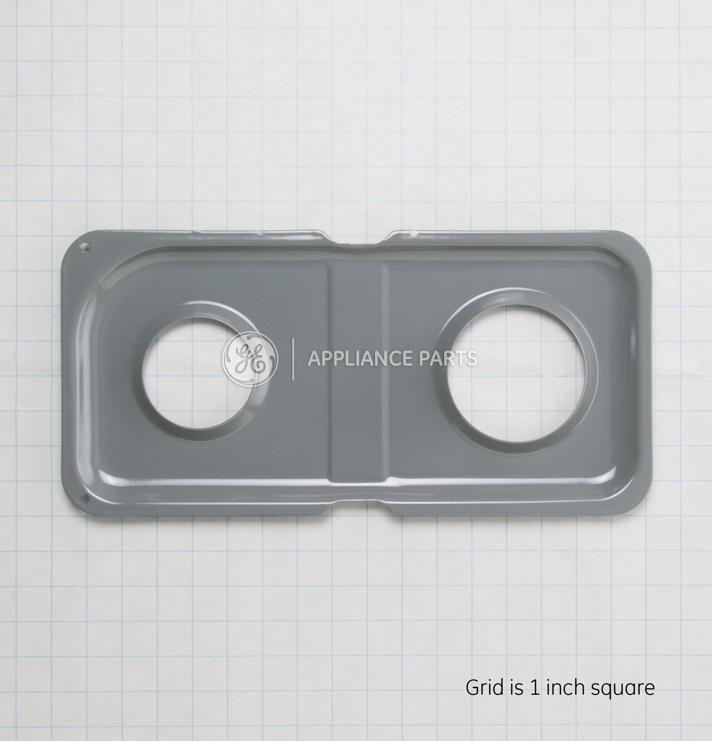 Ge Appliances WB34K10013 Range Double Drip Pan - Right Side; Gray