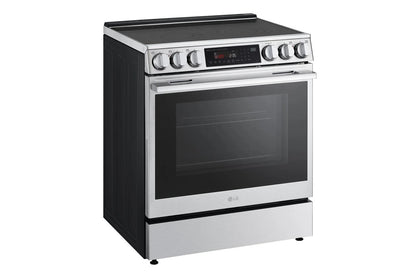 Lg LSEL6335XE 6.3 cu. ft. Smart Electric Slide-in Range with InstaView®, ProBake Convection®, and Air Fry
