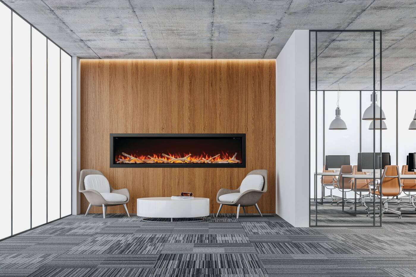 Napoleon Bbq NEFB96AB Astound 96 Built-In Electric Fireplace