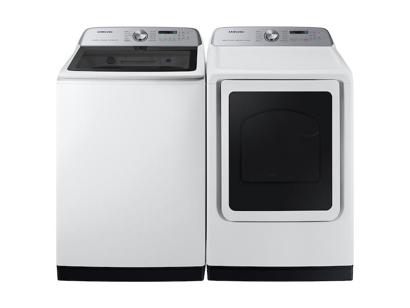 Samsung DVE54CG7150WA3 7.4 cu. ft. Smart Electric Dryer with Pet Care Dry and Steam Sanitize+ in White