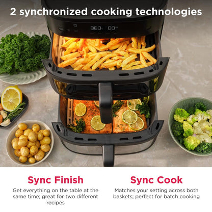 Frigidaire FRDA110B DualZone 4-in-1 Air Fryer