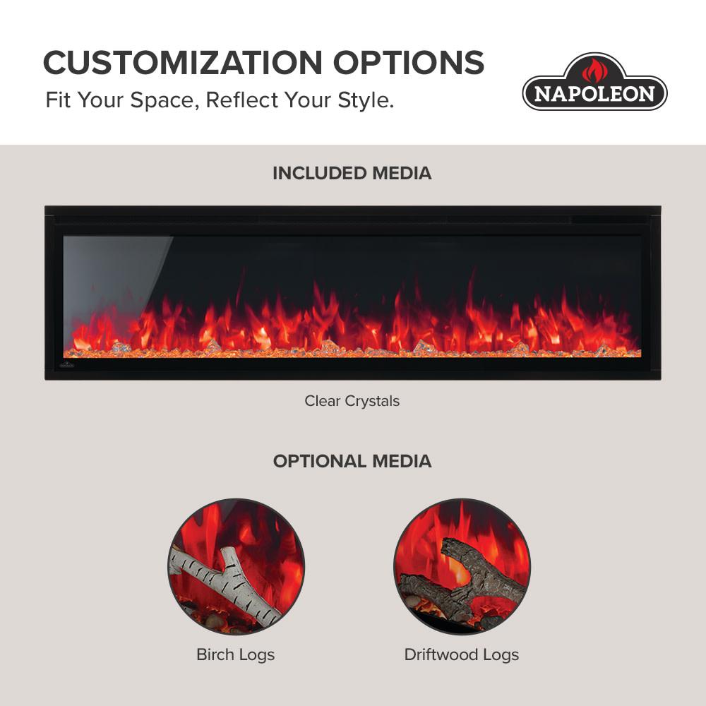 Napoleon Bbq NEFL42CFH1 Entice 42 Wall-Hanging Electric Fireplace