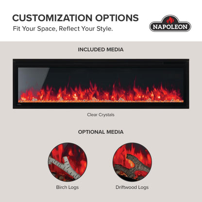 Napoleon Bbq NEFL42CFH1 Entice 42 Wall-Hanging Electric Fireplace