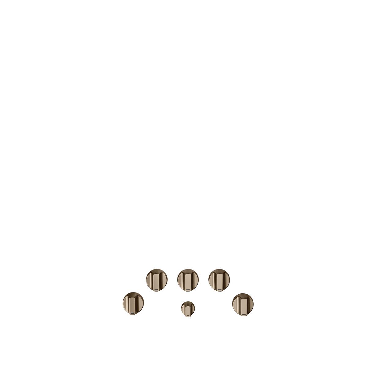 Cafe CXCG1K0PMBZ CAF(EBACK)™ 5 Gas Cooktop Knobs - Brushed Bronze