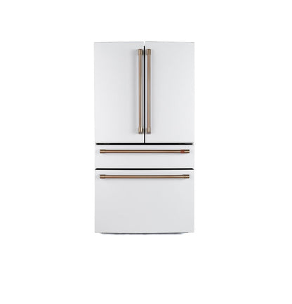 Cafe CGE29DP4TW2 CAF(EBACK)™ ENERGY STAR® 28.7 Cu. Ft. Smart 4-Door French-Door Refrigerator With Dual-Dispense AutoFill Pitcher