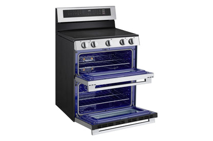 Lg LDEL7324YE 7.3 cu. ft. Smart Electric Double Oven Freestanding Range with ProBake Convection®, Air Fry & Air Sous Vide