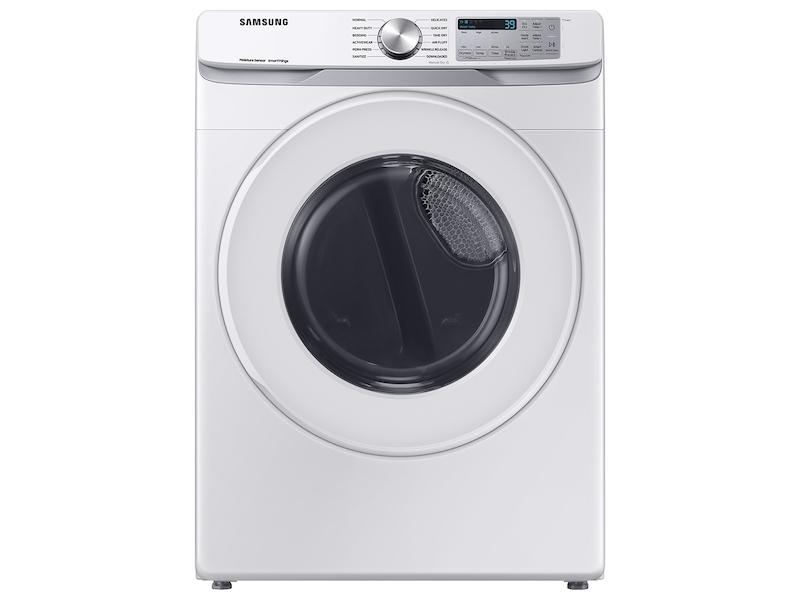 Samsung 7.5 cu. ft. Smart Electric Dryer with Sensor Dry in White