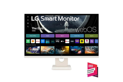 Lg 27U511SAW 27 Inch Full HD IPS Smart Monitor with webOS and Built-in Speakers