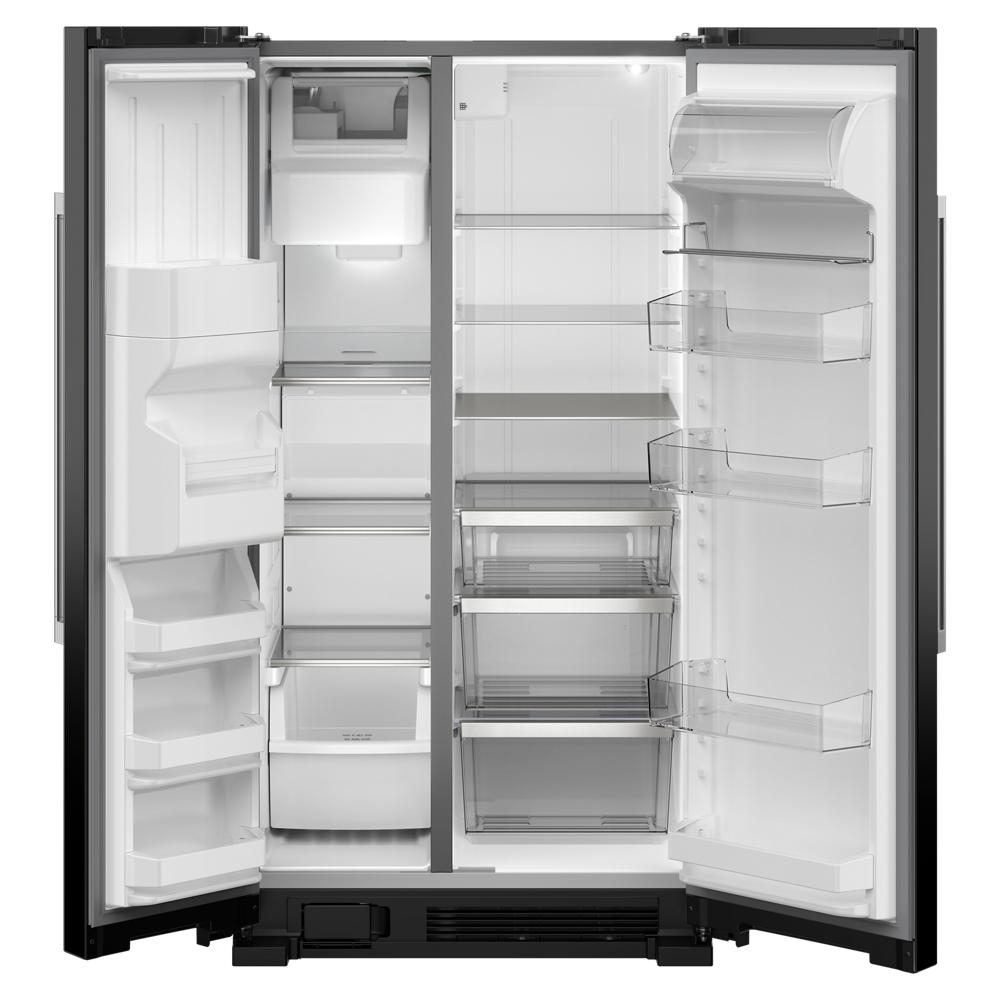 Maytag MRSF4036PB 36-Inch Wide Side-by-Side Refrigerator - 25 Cu. Ft.