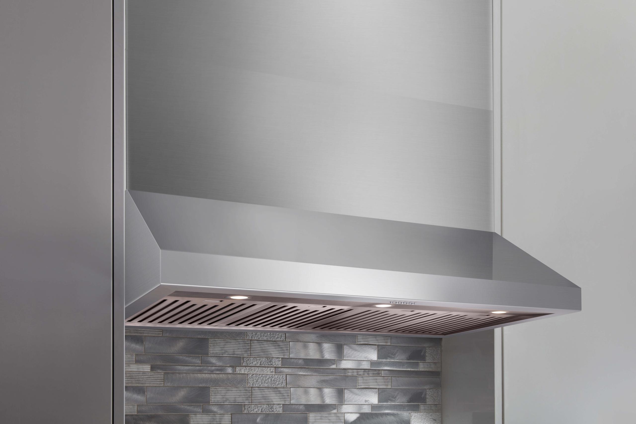 Thor Kitchen 48 Inch Professional Range Hood, 16.5 Inches Tall In Stainless Steel (duct Cover Sold Separately) - Trh4805