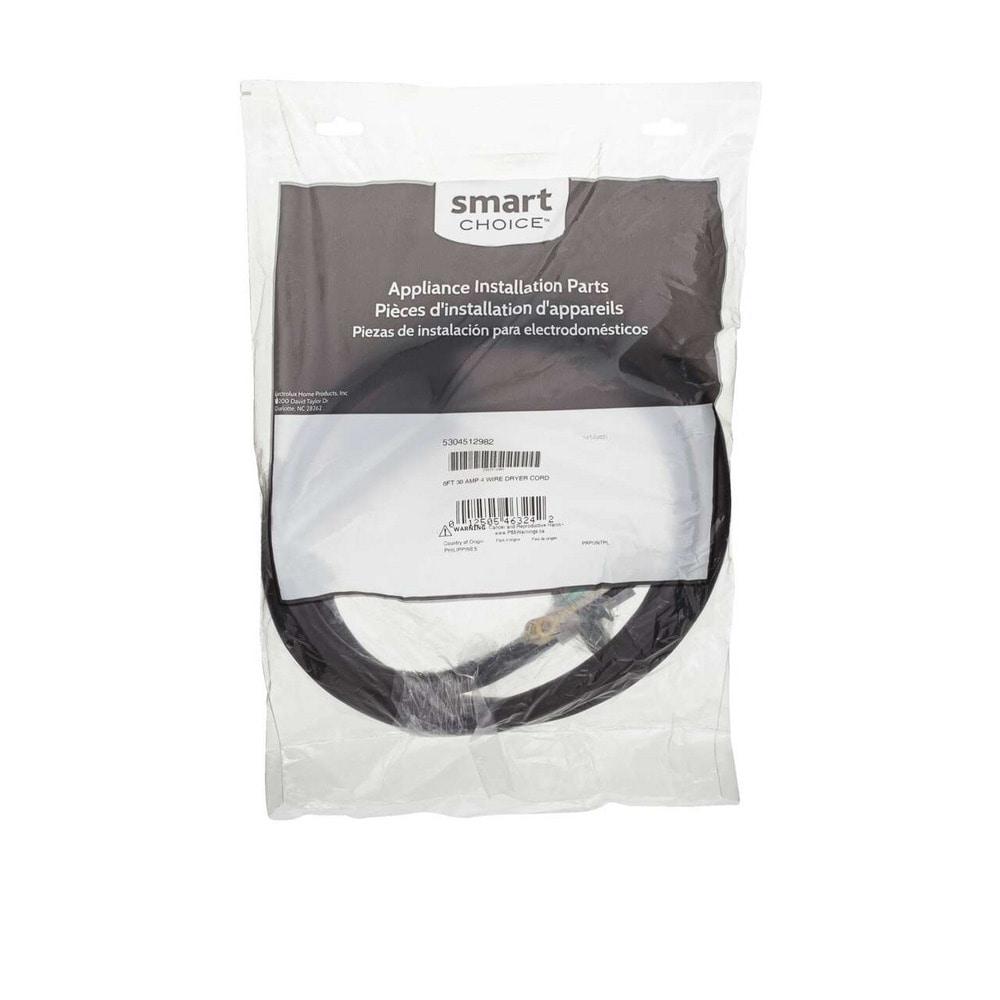 Frigidaire Smart Choice 6 Ft 30 Amp 4 Wire Dryer Cord