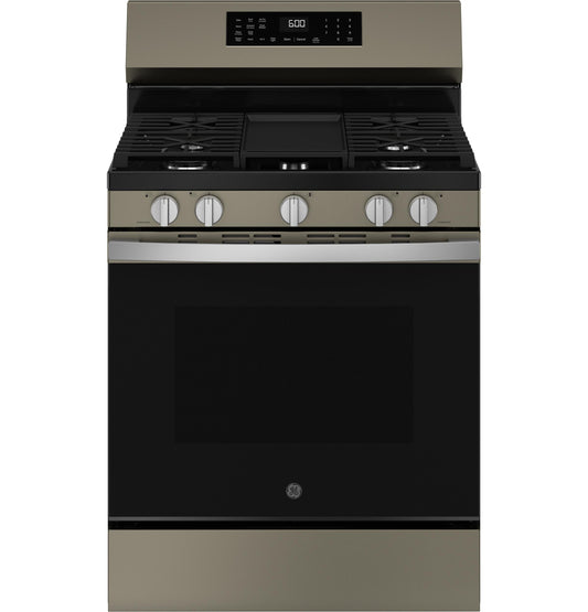 GGF600AVES GE® 30" Free-Standing Gas Convection Range with No Preheat Air Fry and EasyWash™ Oven Tray