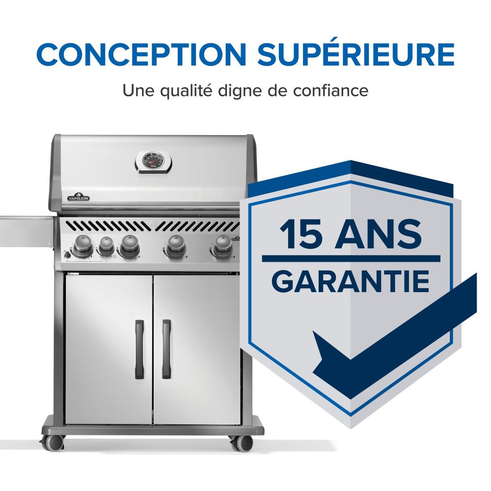Napoleon Bbq R525SBPSS2FB Rogue 525 SB with Range Side Burner , Propane, Stainless Steel