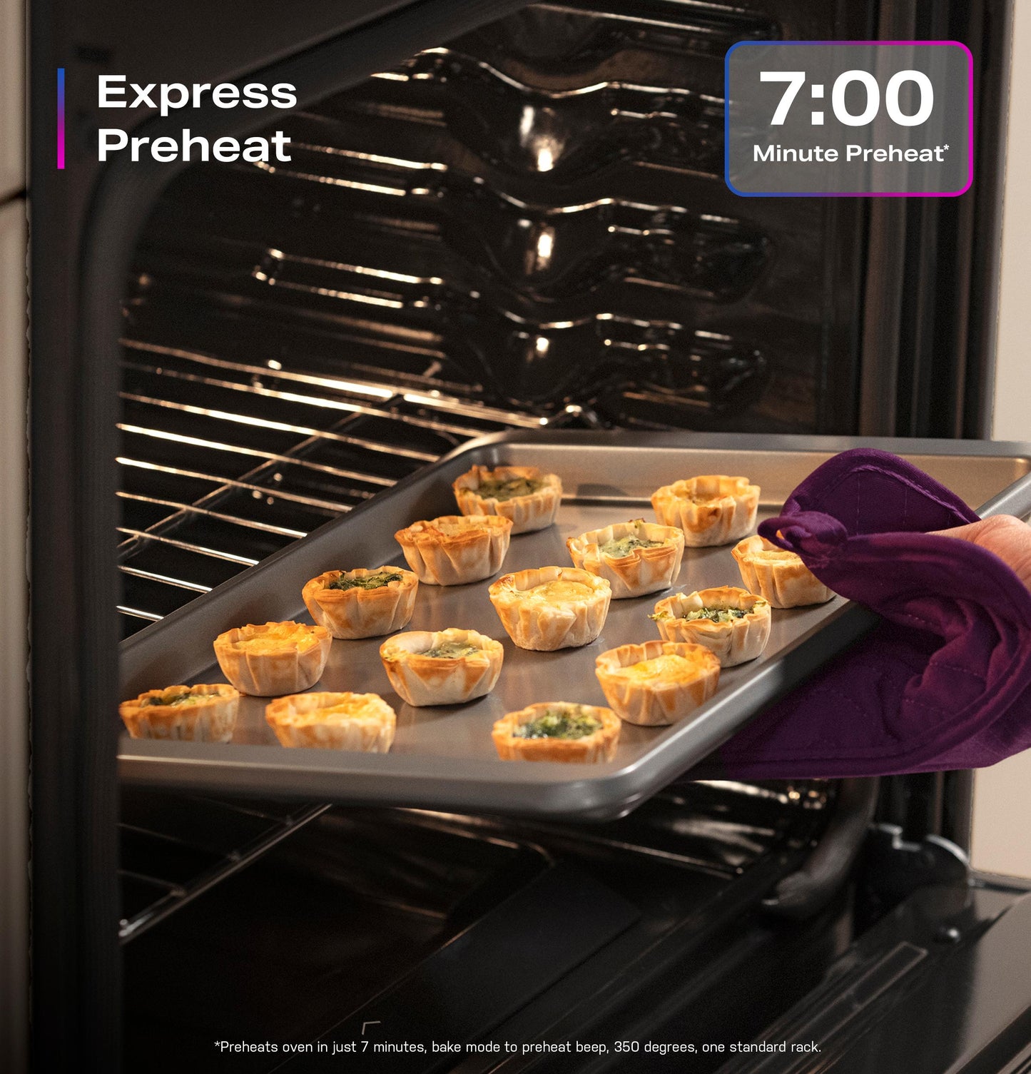 PGF700AYFS GE Profile™ 30" Smart Free-Standing Gas Convection Range with No Preheat Air Fry and EasyWash™ Oven Tray