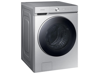 Samsung WF53BB8900AT Bespoke 5.3 cu. ft. Ultra Capacity Front Load Washer with AI OptiWash™ and Auto Dispense in Silver Steel