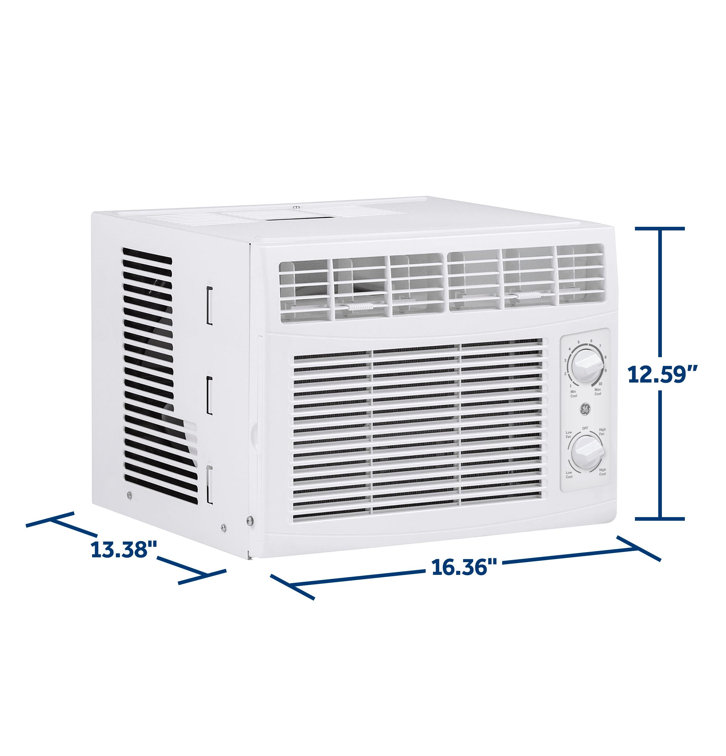 AWAS05BWF GE® 5,000 BTU Mechanical Window Air Conditioner for Small Rooms up to 150 sq ft.