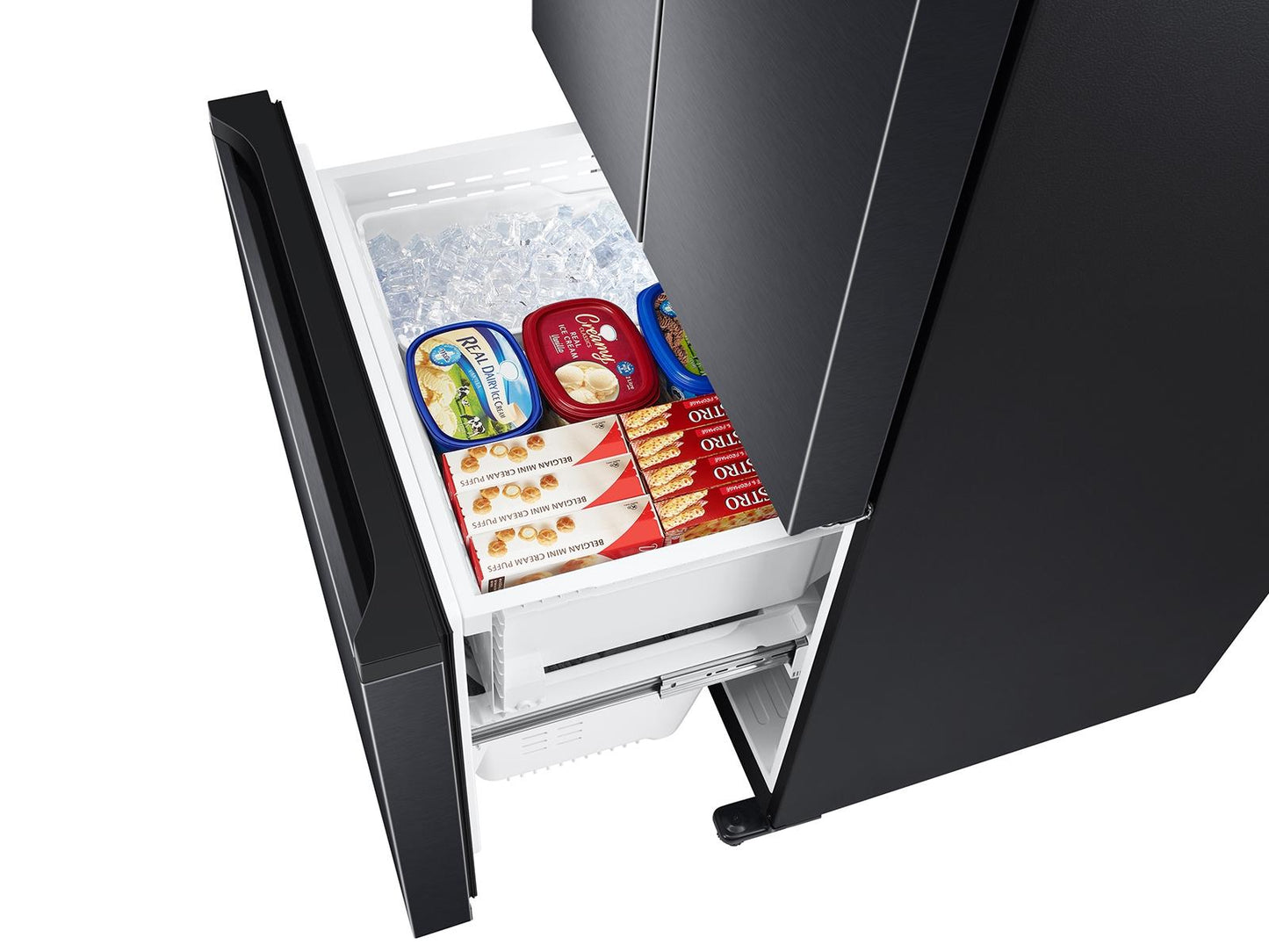 Samsung RF20A5101B1 19.5 cu. ft. Smart 3-Door French Door Refrigerator in Black