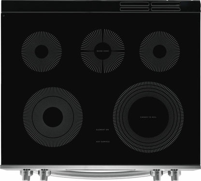 Frigidaire GCFE3070BF 30" Electric Range with Stone-Baked Pizza