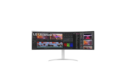 Lg 49BQ95CW 49" Dual QHD Nano IPS™ Curved UltraWide™ Monitor with VESA Display HDR™ 400, Built-in Speakers & Gaming Features