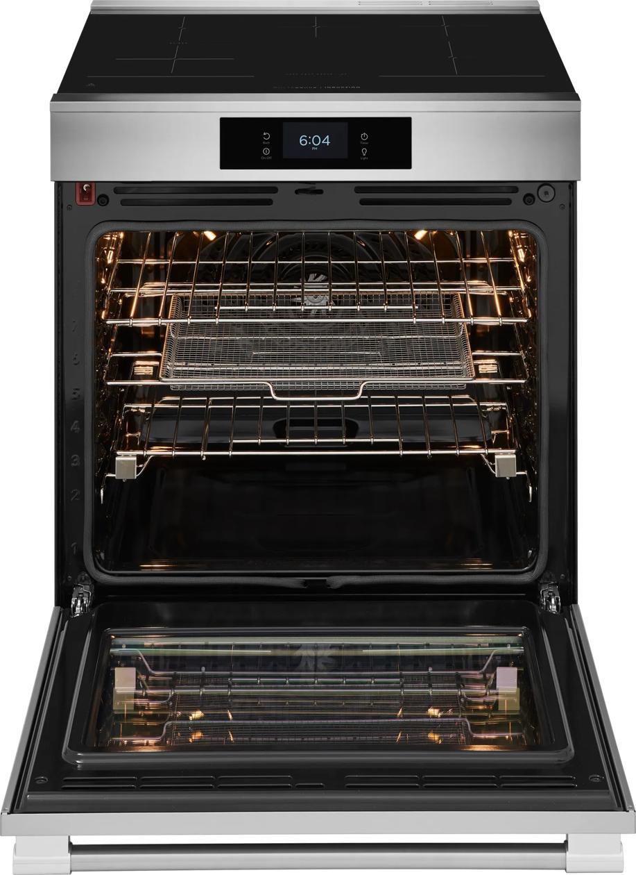Frigidaire PCFI3085BF 30" Induction Range with Stone-Baked Pizza
