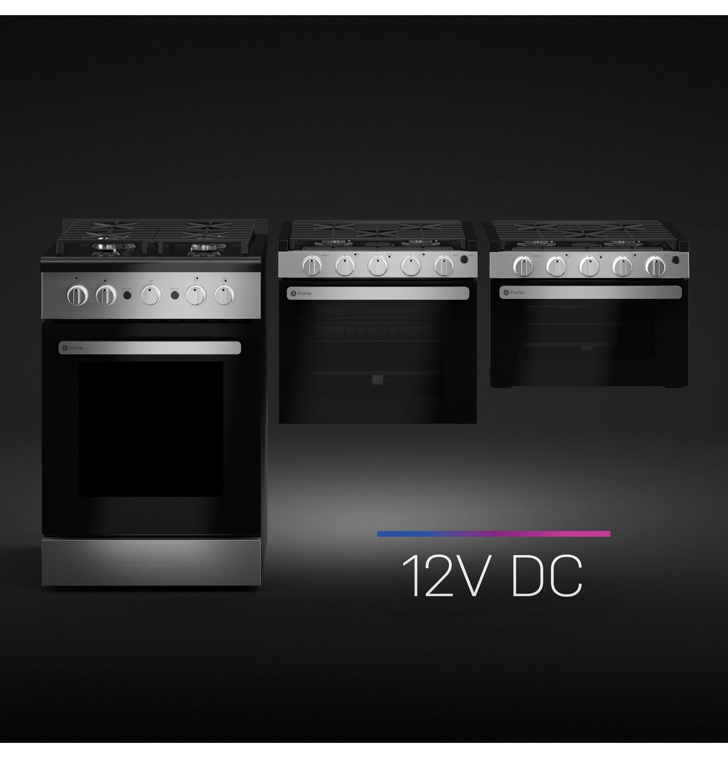 PLD617RTSS GE Profile™ 17" Drop-In RV Gas Range
