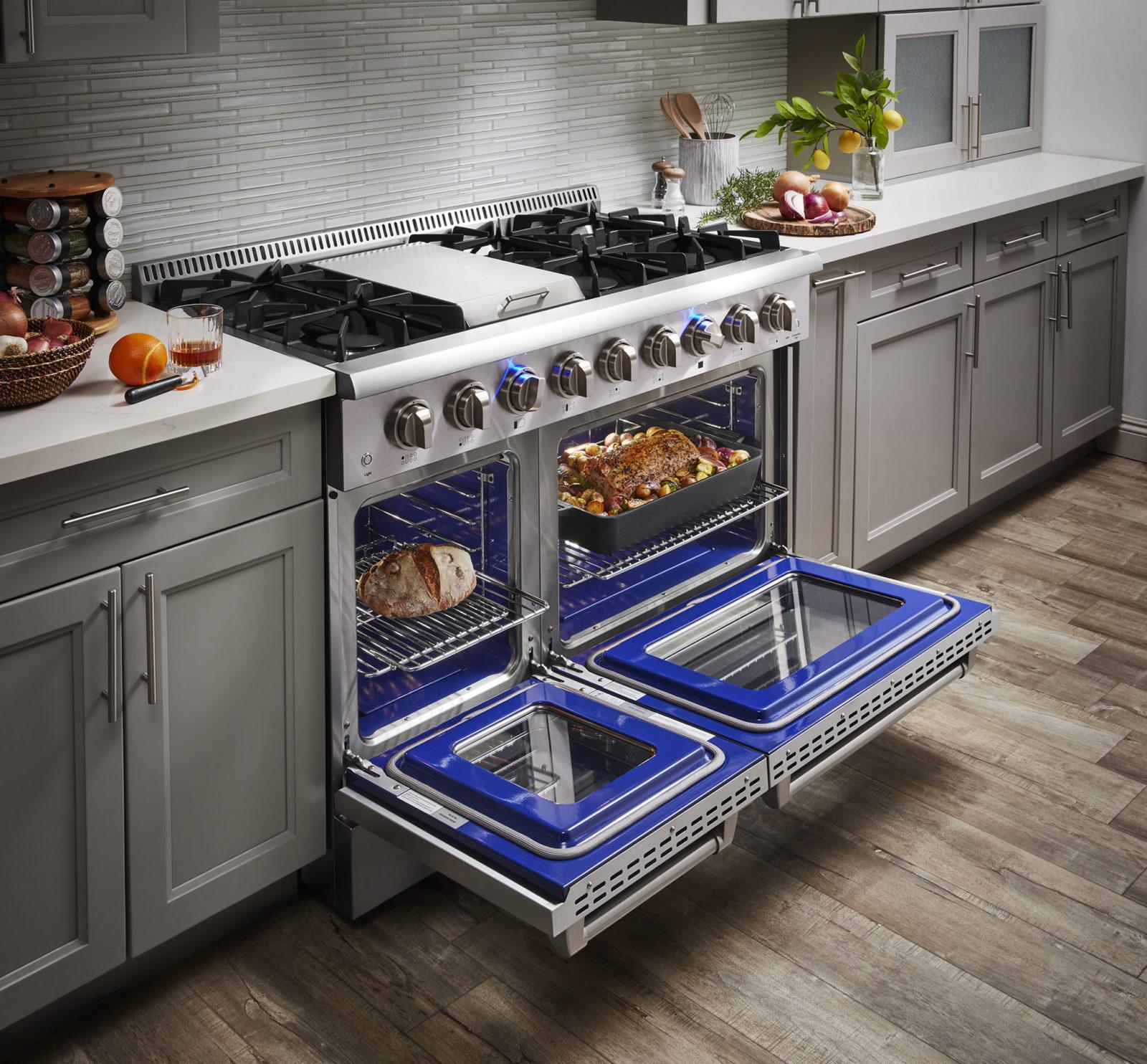 HRD4803U Thor Kitchen 48 Inch Dual Fuel Range In Stainless Steel - Professional - Hrd4803u