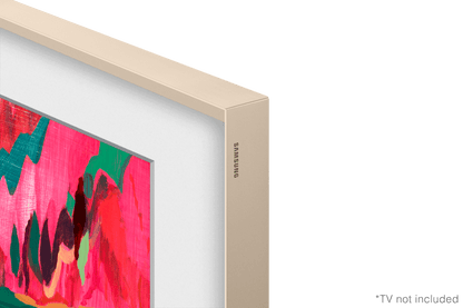 Samsung VGSCFF85SGMZA 85 Inch The Frame Custom Bezel - Sand Gold Metal Magnetic Attachment  Easy Install  Premium Finish