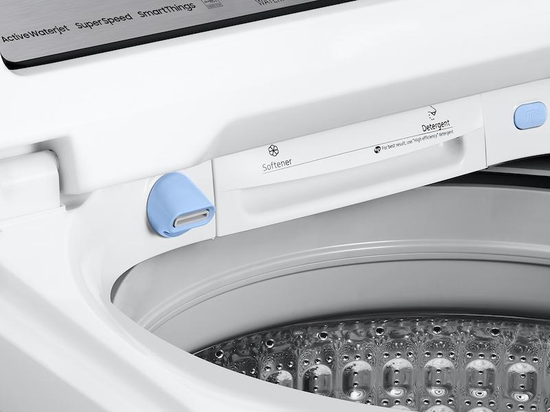 Samsung WA55CG7100AWUS 5.5 cu. ft. Extra-Large Capacity Smart Top Load Washer with Super Speed Wash in White