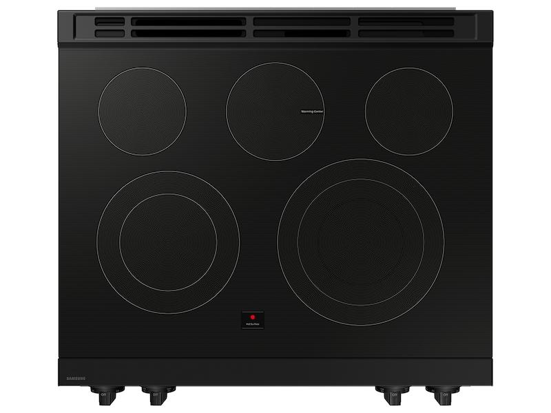 Samsung NSE6DG8300SR Bespoke 6.3 cu. ft. Smart Slide-In Electric Range with Air Fry & Precision Knobs in Stainless Steel