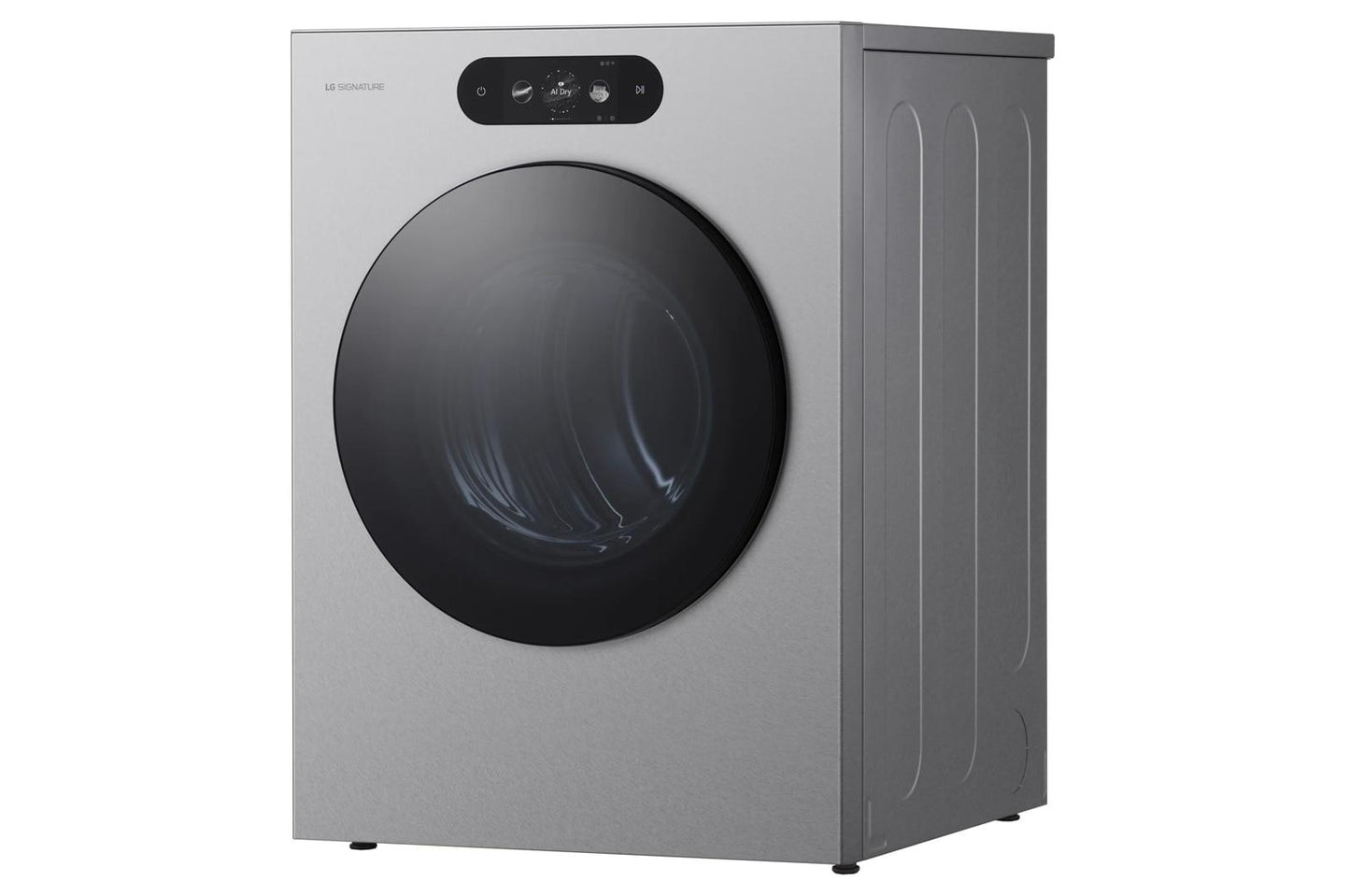DLGX9901S LG SIGNATURE 9.0 cu. ft. Mega Capacity Smart Front Load Gas Dryer with Built-In Intelligence, TurboSteam® and Touch LCD Control