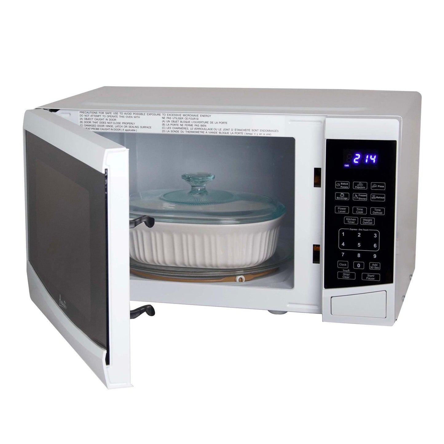 MT09V3S Avanti 0.9 Cu. Ft. Microwave Oven, Digital - Stainless Steel