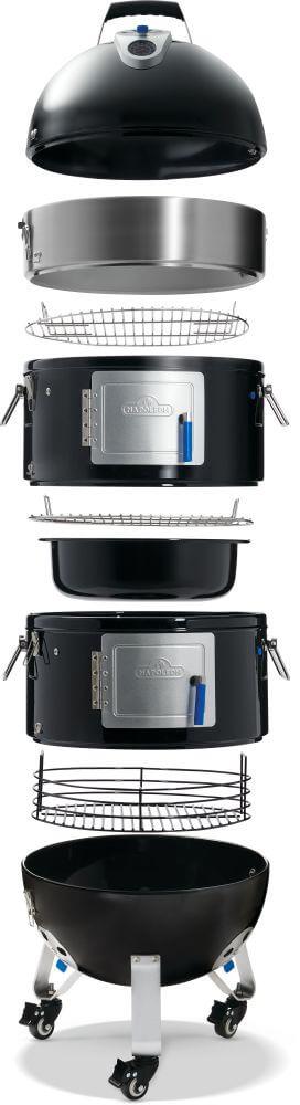 Napoleon Bbq AS22K Apollo 22 Charcoal Water Smoker , Charcoal, Black
