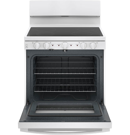 JB480DYWW GE® ENERGY STAR® 30" Free-Standing Electric Radiant Smooth Cooktop Range