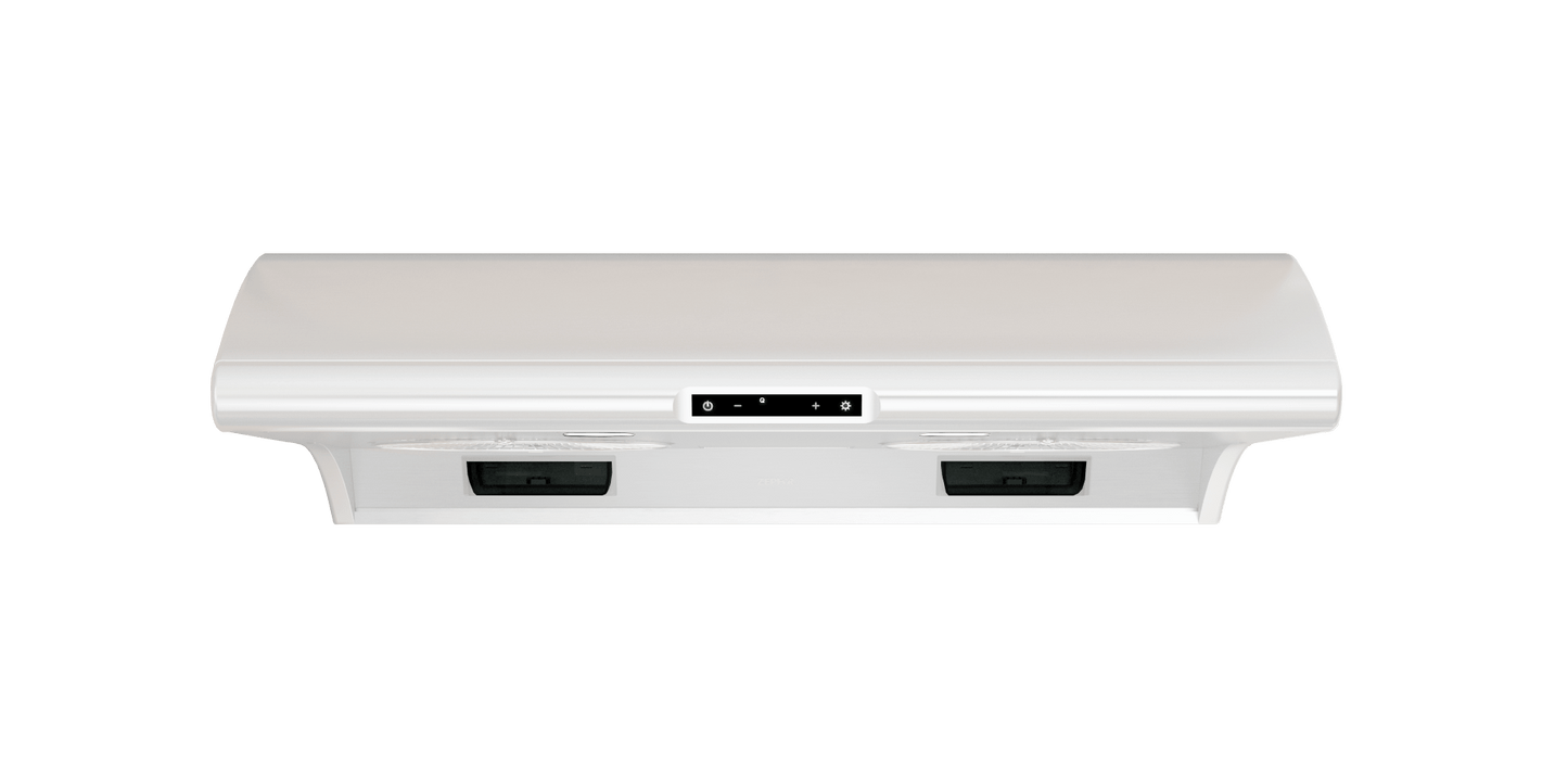 Zephyr AK2100BW Typhoon, UC, 30", Wht, 850 CFM, ACT
