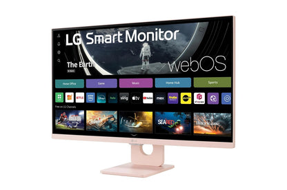 Lg 27SR50FP 27 Inch Full HD IPS Smart Monitor with webOS and Built-in Speakers