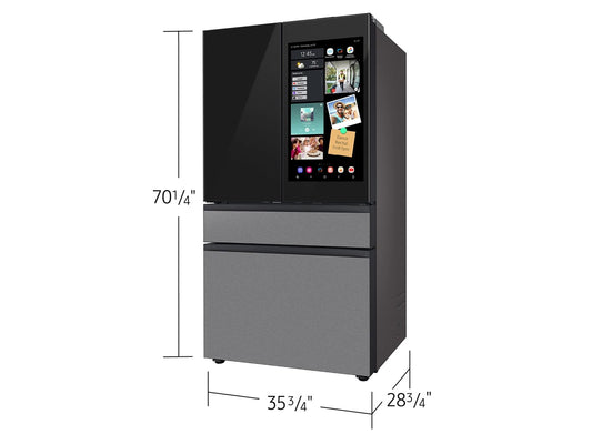 Samsung RF90F23EECR Bespoke AI 4-Door French Door AI Family Hub™  AI Vision & Inner Bev. Center  23 cu.ft.